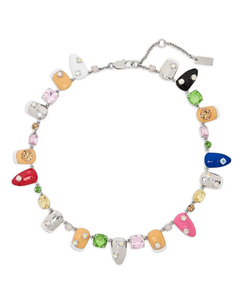Marc Jacobs Halskette mit verzierten Nägeln - Silber Silber