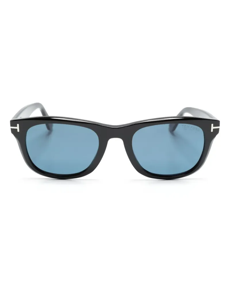 Tom Ford Kendel Sonnenbrille mit eckigem Gestell - Schwarz Schwarz