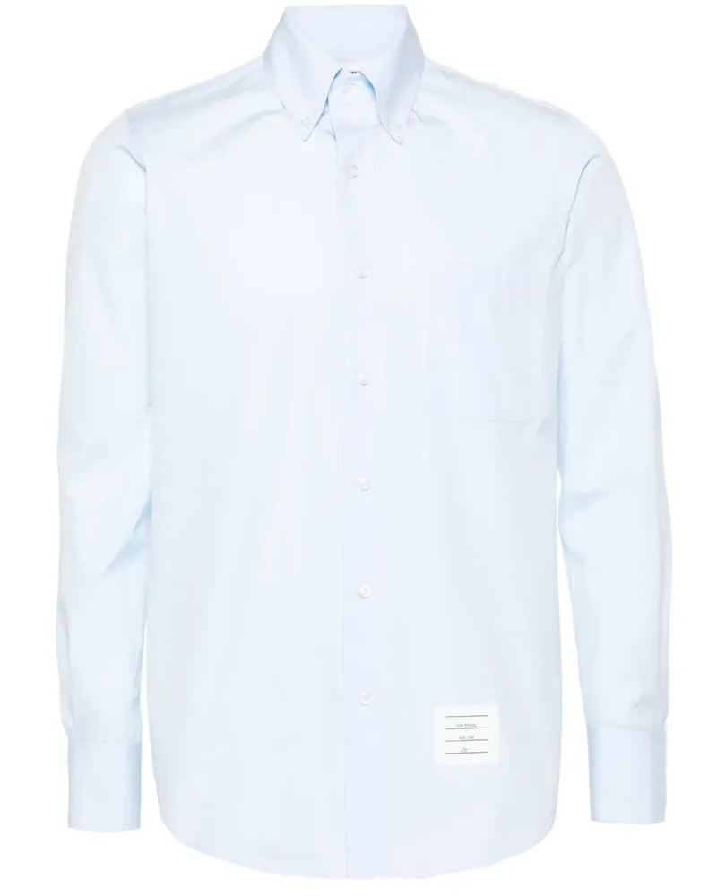 Thom Browne Hemd mit klassischem Kragen - Blau Blau
