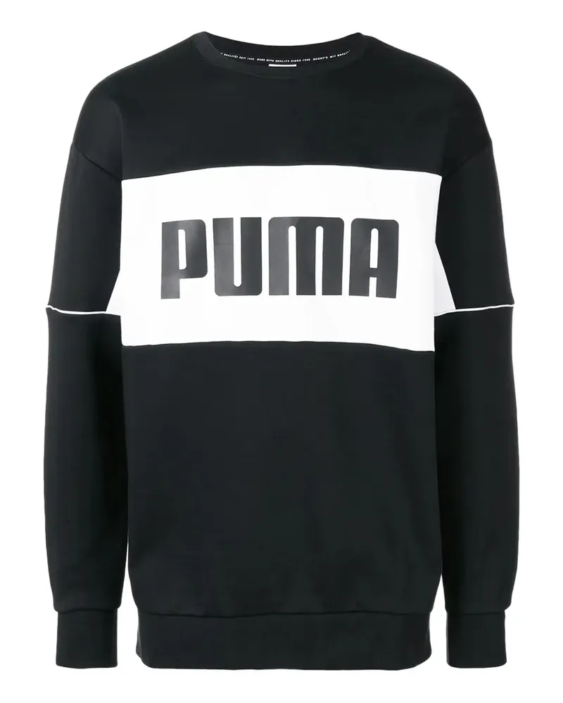 Puma Sweatshirt mit Print - Schwarz Schwarz