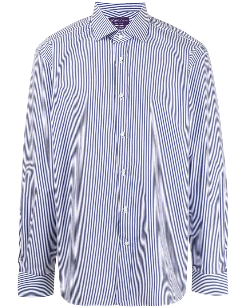 Ralph Lauren Gestreiftes Hemd - Blau Blau