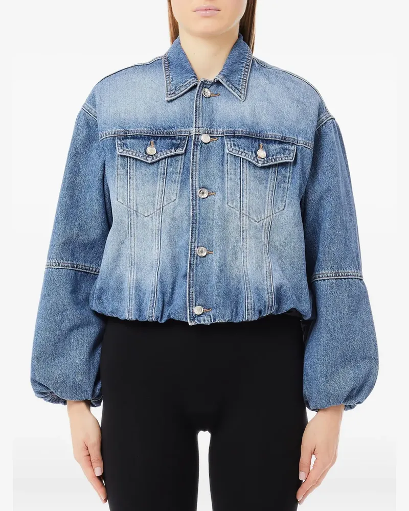 Liu Jo Jeansjacke mit Ballonärmeln - Blau Blau