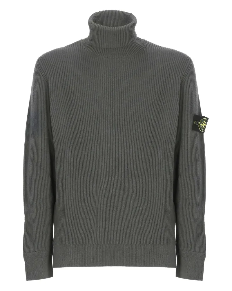 Stone Island Pullover mit Kompass - Grau Grau