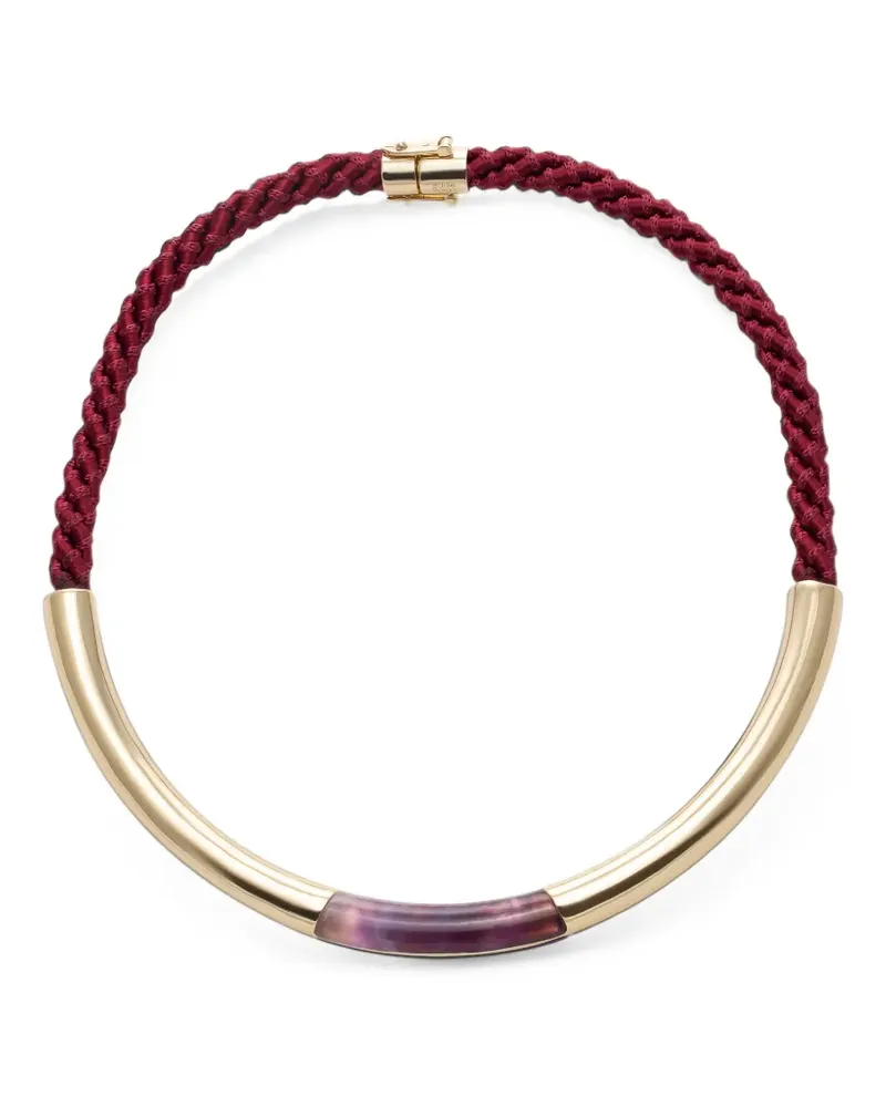 Eddie Borgo Roebling Halskette mit Amethyst - Gold Gold