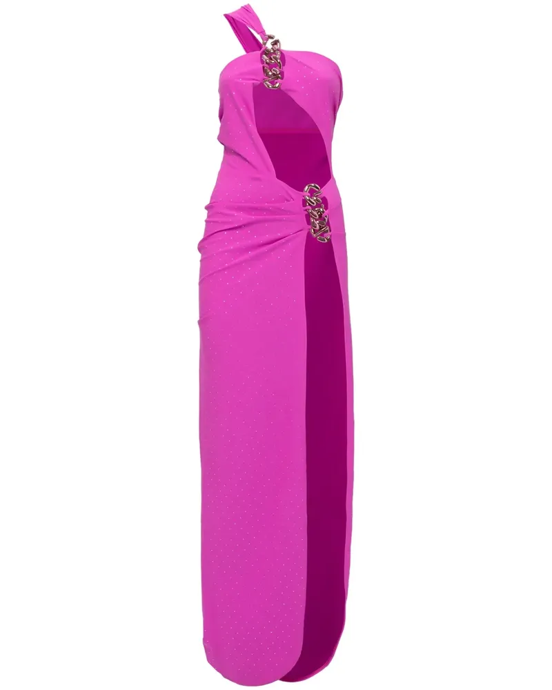 GCDS Bling Midikleid - Rosa Rosa