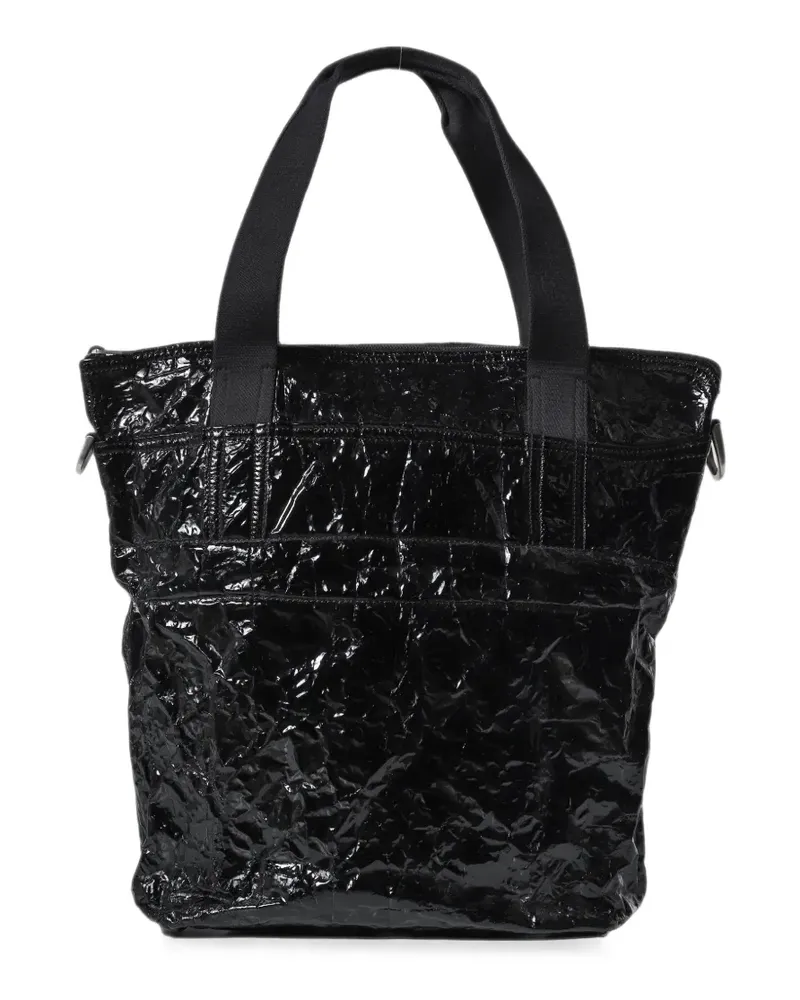 Rick Owens small crinkled-finish tote bag - Schwarz Schwarz