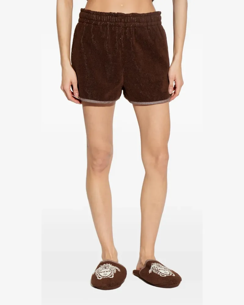 Versace towelling trim shorts - Braun Braun