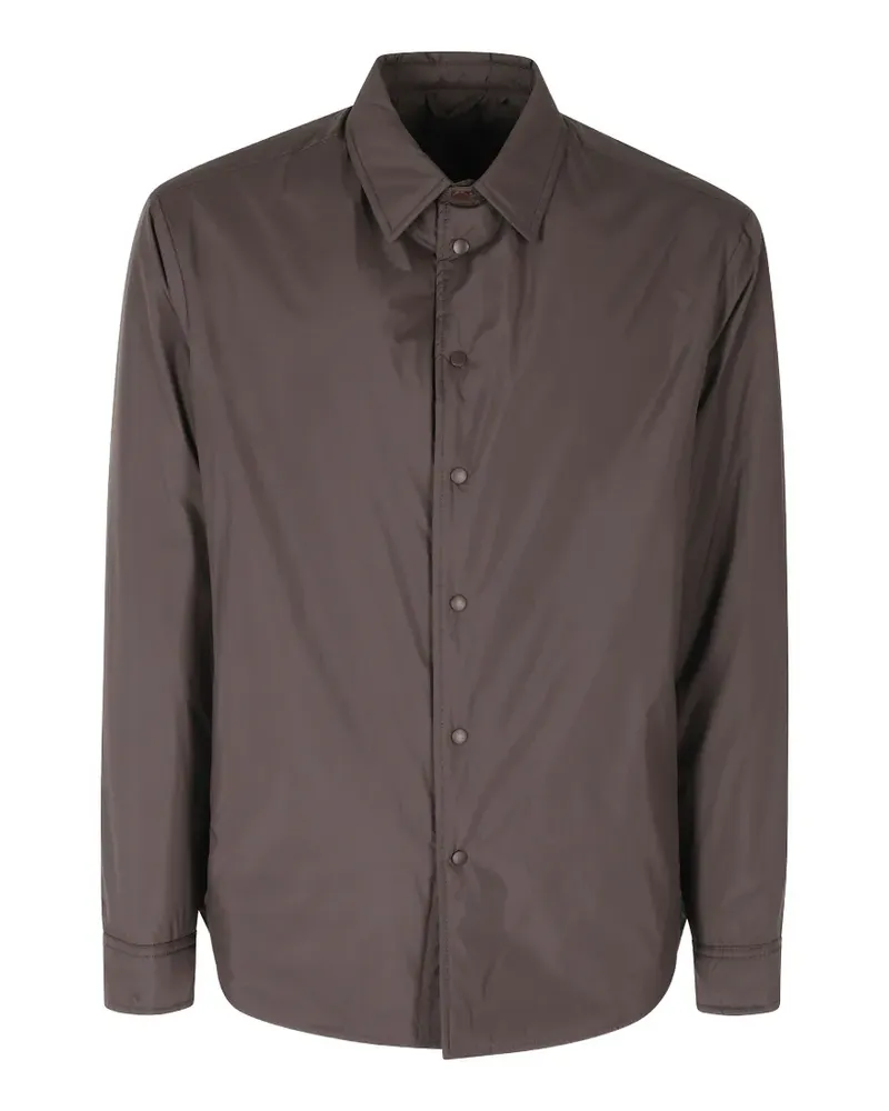 Briglia 1949 Morrison Hemdjacke mit Druckknopf - Braun Braun