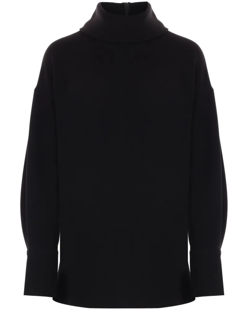 Alberto Biani Bluse aus Krepp - Schwarz Schwarz