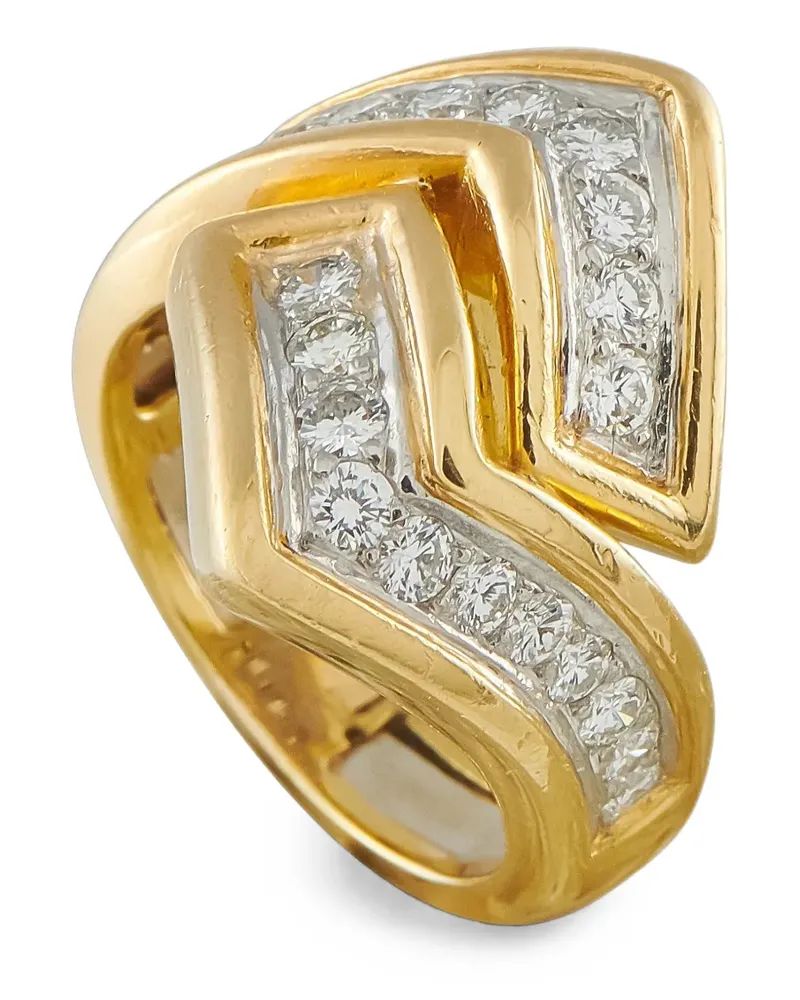 Van Cleef & Arpels Bypass-Ring mit Diamant - Gold Gold