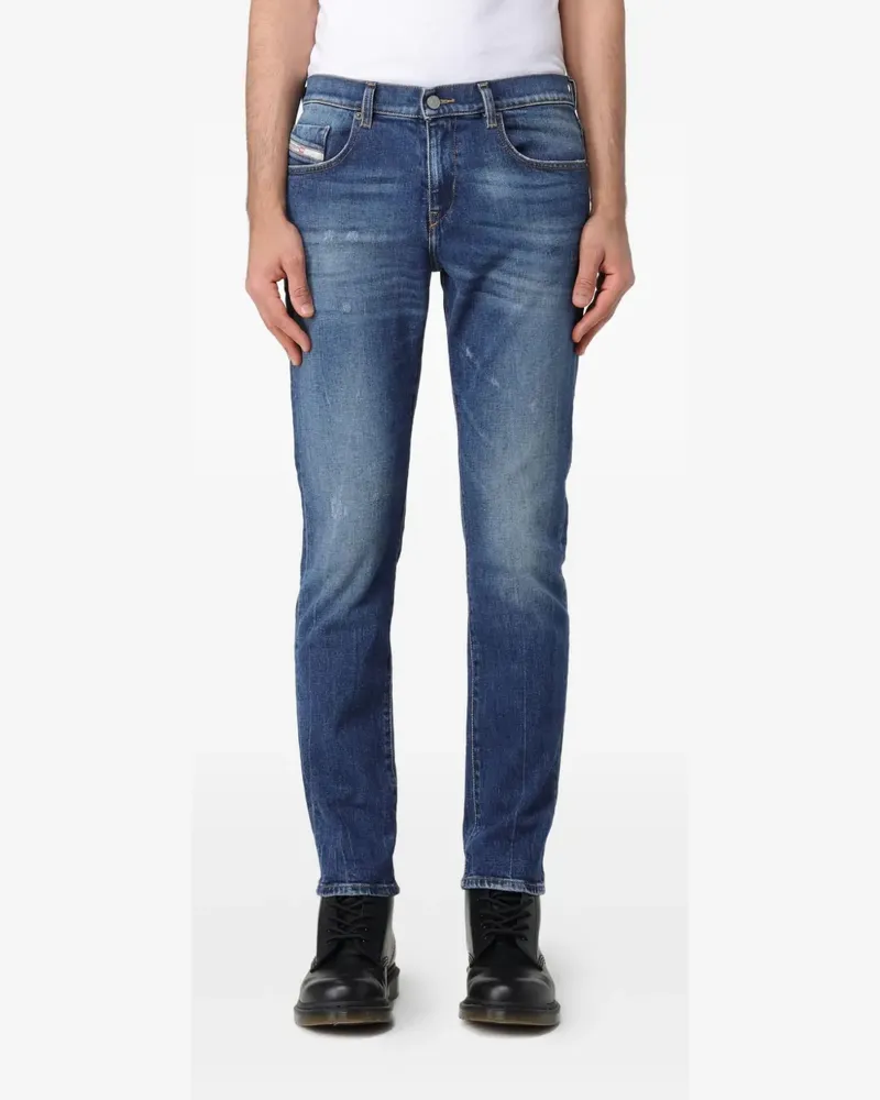 Diesel Jeans in Distressed-Optik - Blau Blau