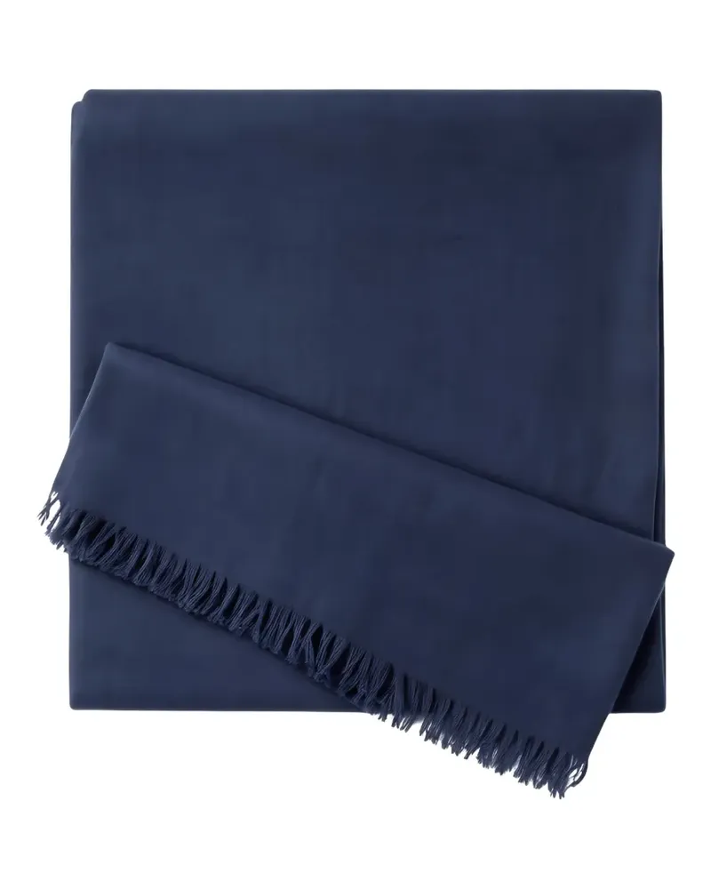 Brunello Cucinelli Schal mit Fransensaum - Blau Blau