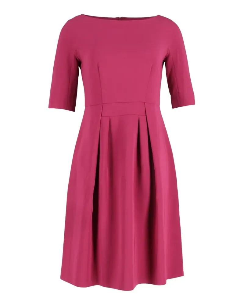 Max Mara Kleid mit Falten - Rosa Rosa