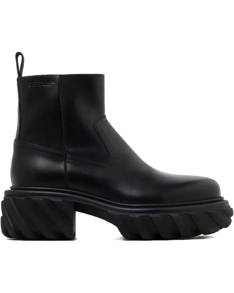 OFF-WHITE Exploration Motor Stiefel - Schwarz Schwarz