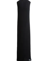 Marc Jacobs Geripptes Strickkleid Schwarz