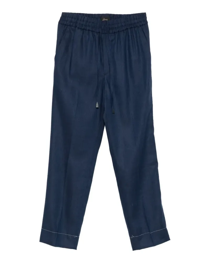 Brioni drawstring trousers - Blau Blau