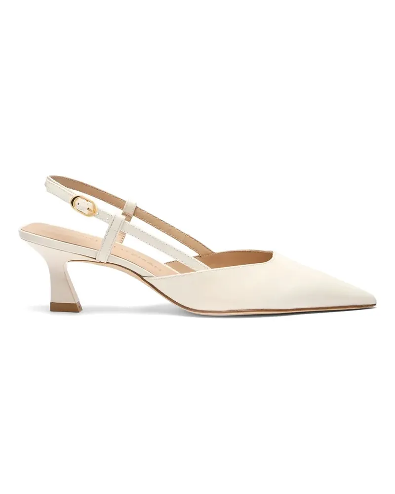 Stuart Weitzman Vinnie pointed-toe sandals - Nude Nude