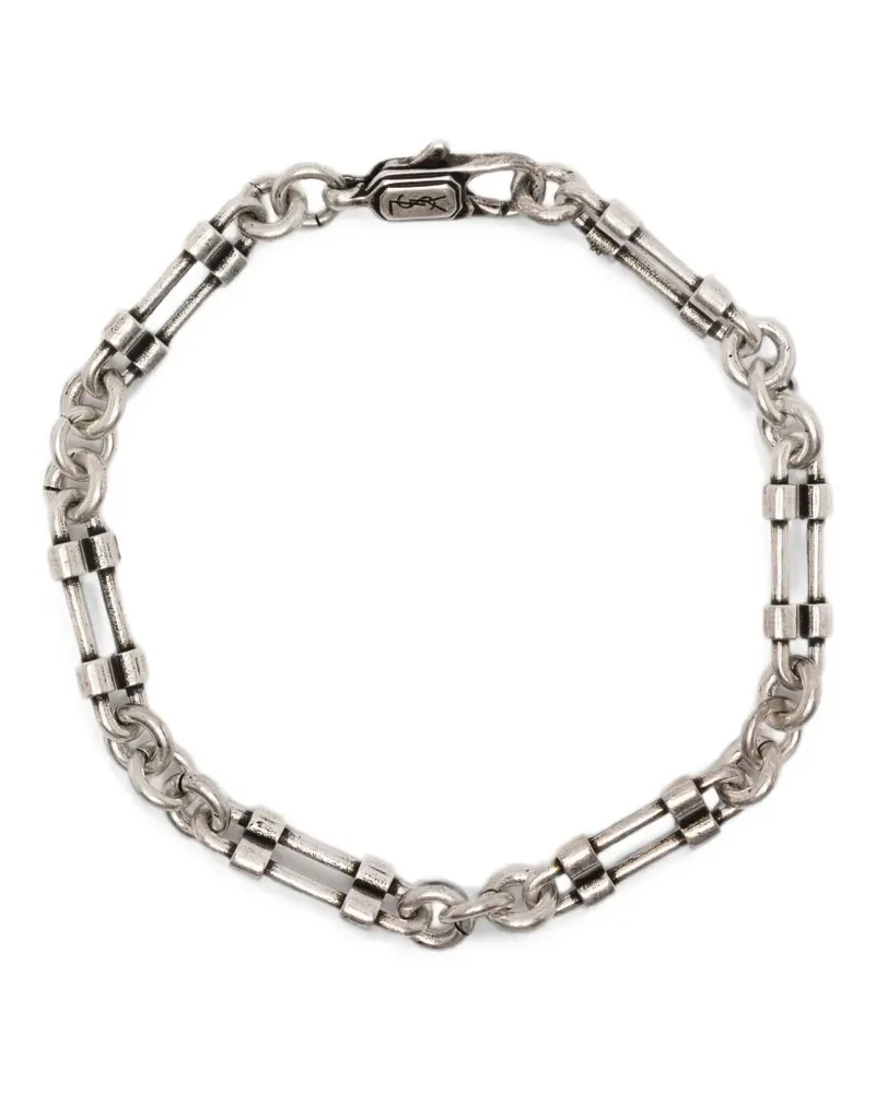 Saint Laurent Armband mit Kettengliedern - Silber Silber