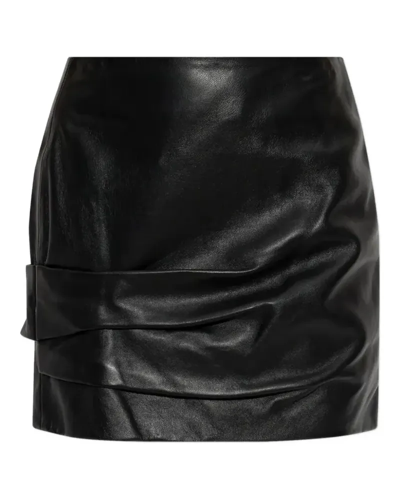Isabel Marant Drapierter Agnes Minirock - Schwarz Schwarz