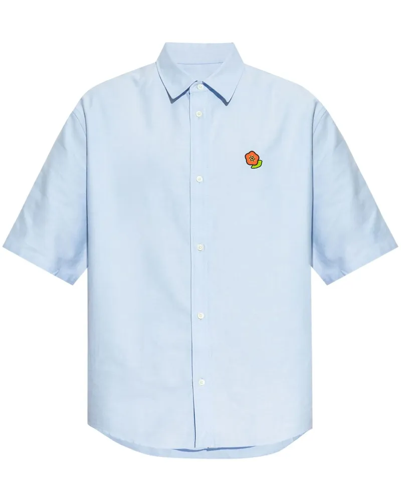 Kenzo Boke Flower Hemd - Blau Blau