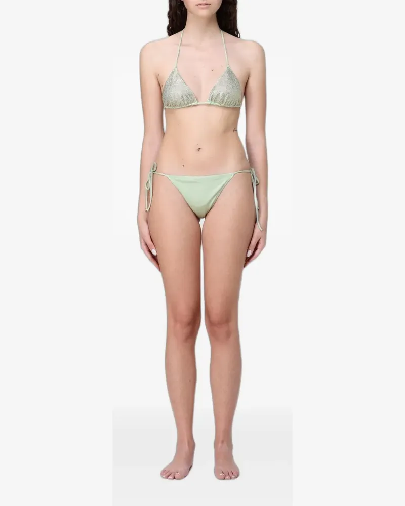 MC2 Saint Barth rhinestone-embellished bikini - Grün Grün