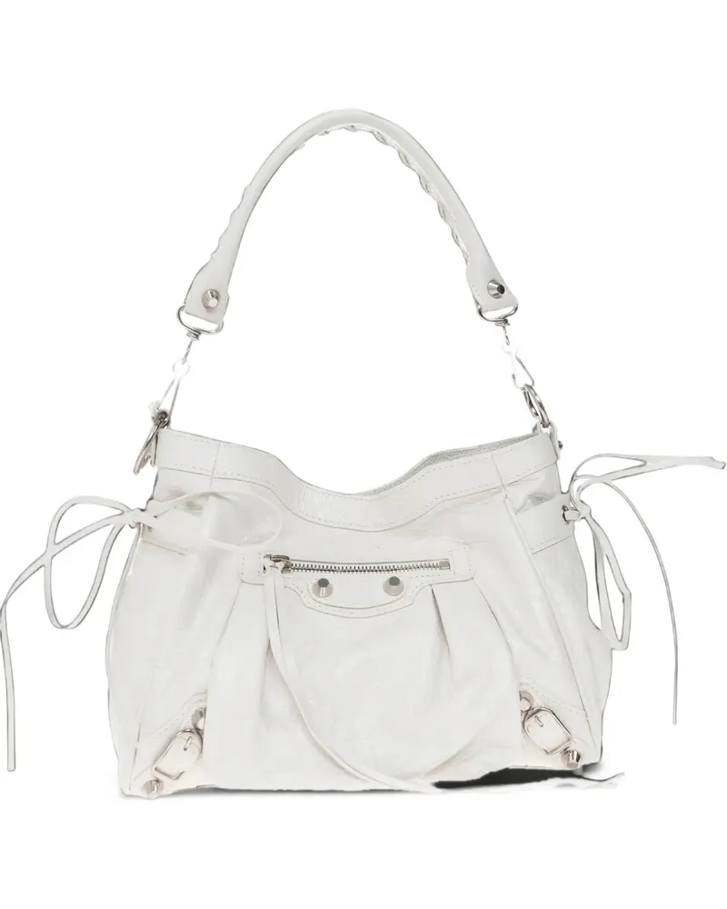 Balenciaga Le City bucket bag small in optic white - Weiß Weiß