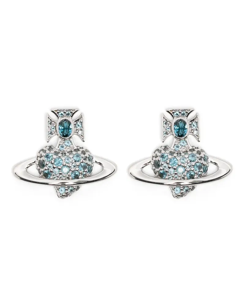 Vivienne Westwood Orb-motif stud earrings - Silber Silber