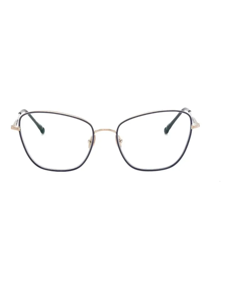 MATSUDA Klassische Cat-Eye-Brille - Blau Blau