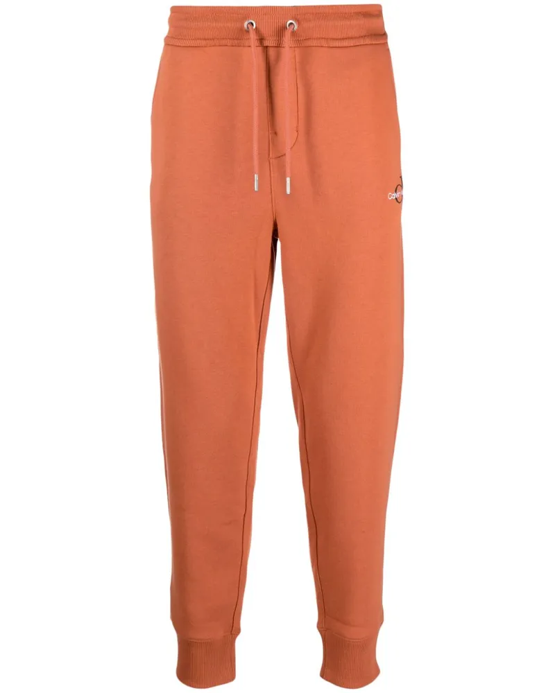Calvin Klein Jogginghose mit Logo-Stickerei - Orange Orange