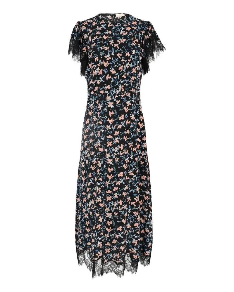 Ulla Johnson Renee floral-print midi dress - Schwarz Schwarz