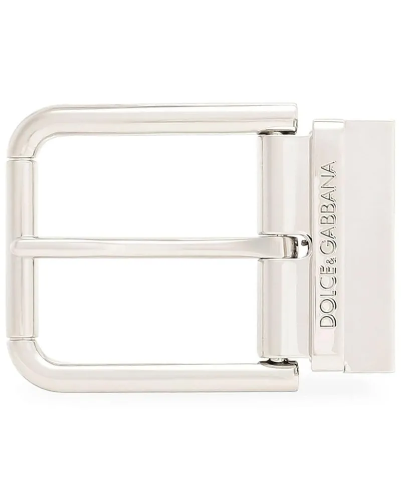 Dolce & Gabbana Gürtel mit Dornschließe - Silber Silber