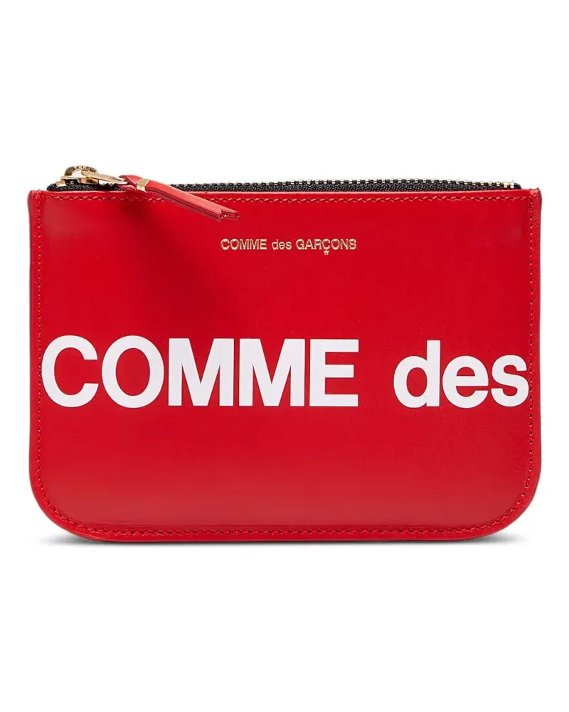 Comme des Garçons Portemonnaie mit Logo-Print - Rot Rot