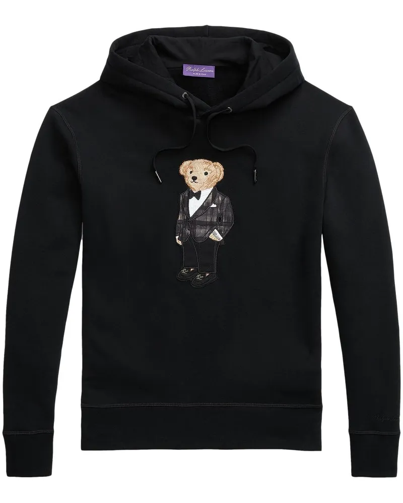 Ralph Lauren Hoodie mit Teddy Schwarz