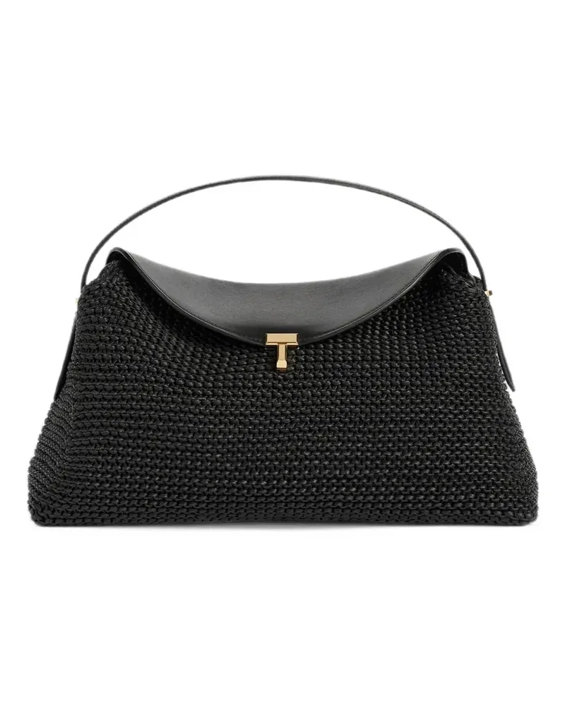 Totême Gewebte T-Lock Tote Bag - Schwarz Schwarz