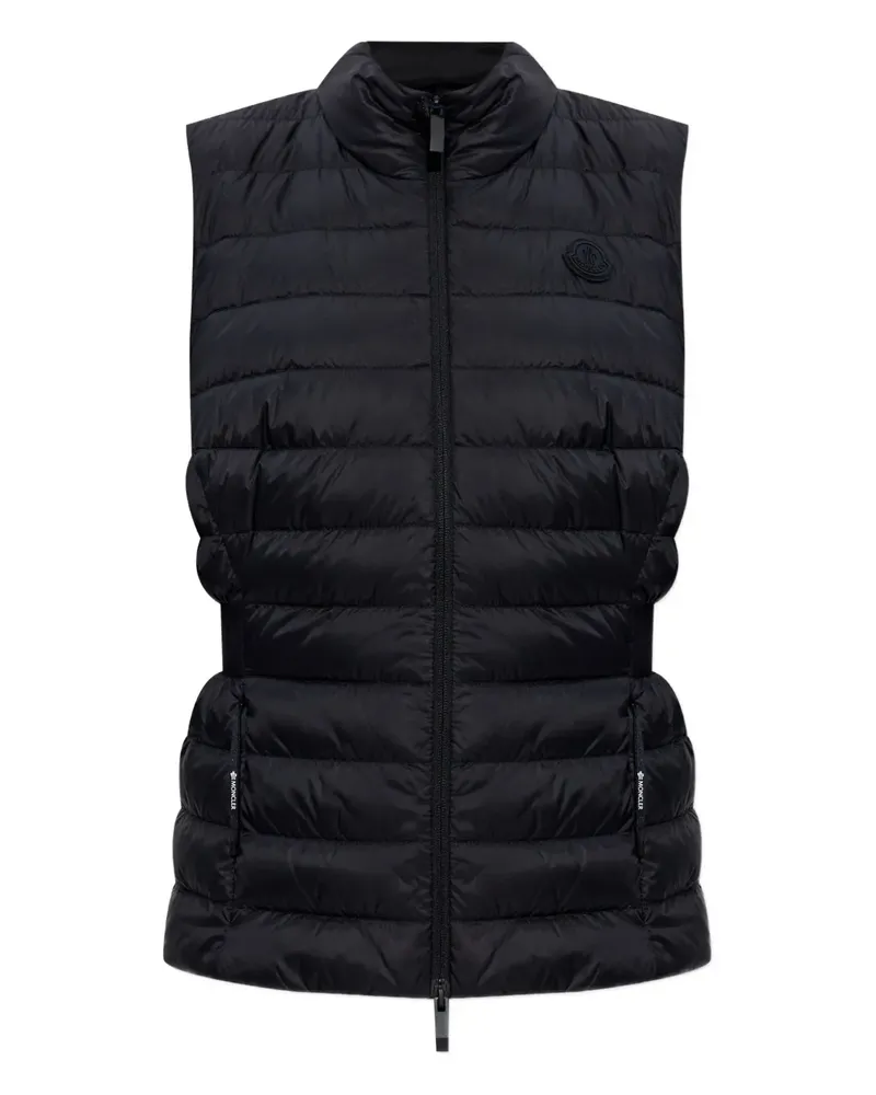 Moncler Gesteppte Valmarie Weste - Schwarz Schwarz