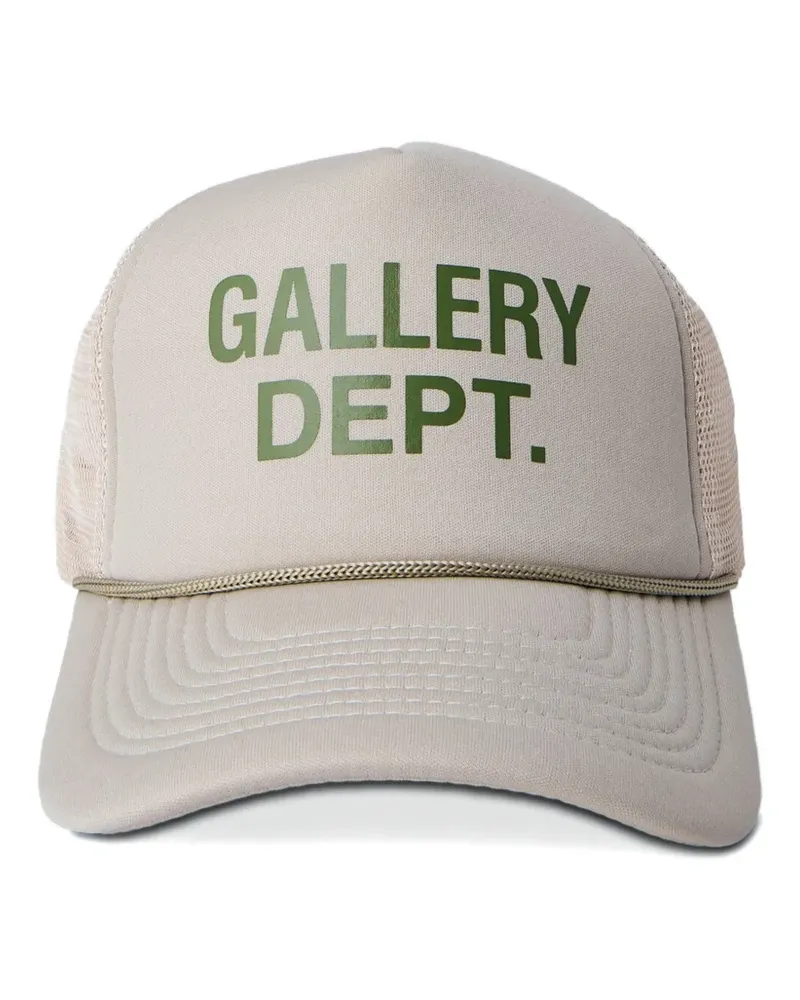 GALLERY DEPT. embroidered mesh-back baseball cap - Nude Nude