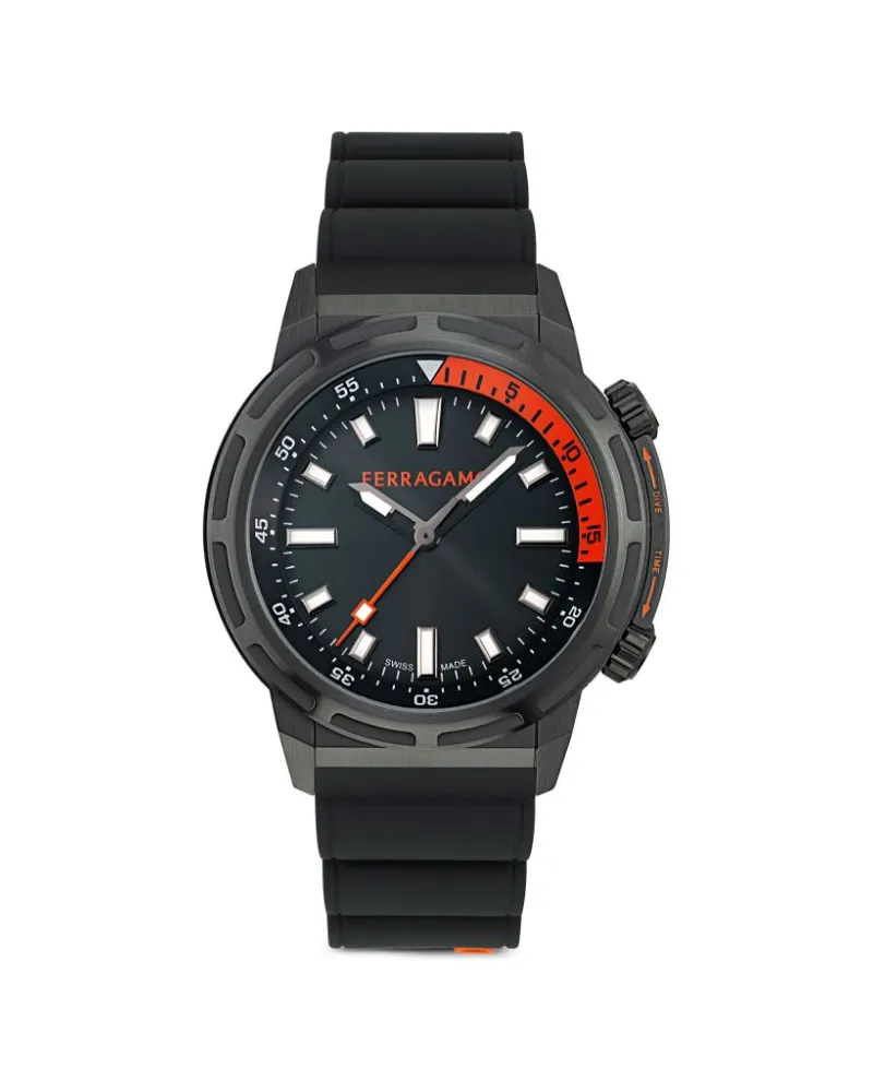 Ferragamo Gen Z-FW 46mm Schwarz