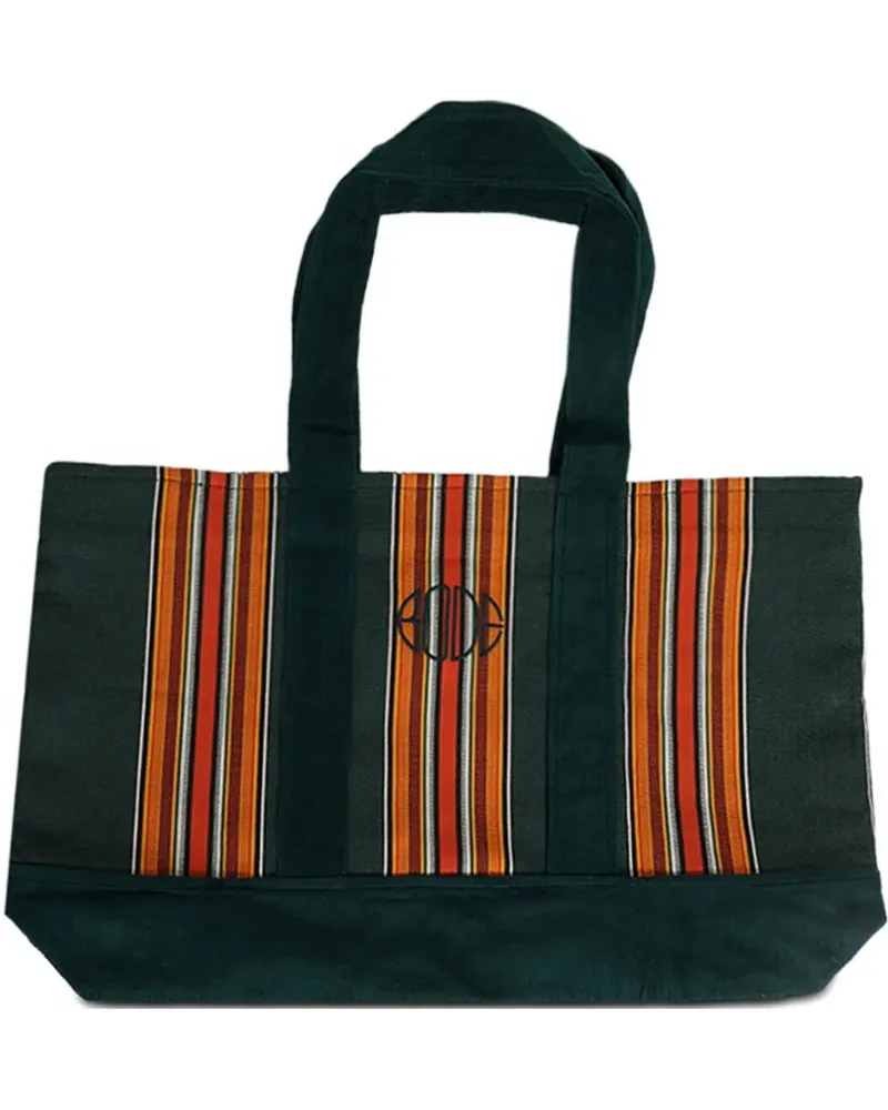 BODE Gestreifte Parakeet Tote Bag - PARAKEET STRIPE TOTE Parakeet