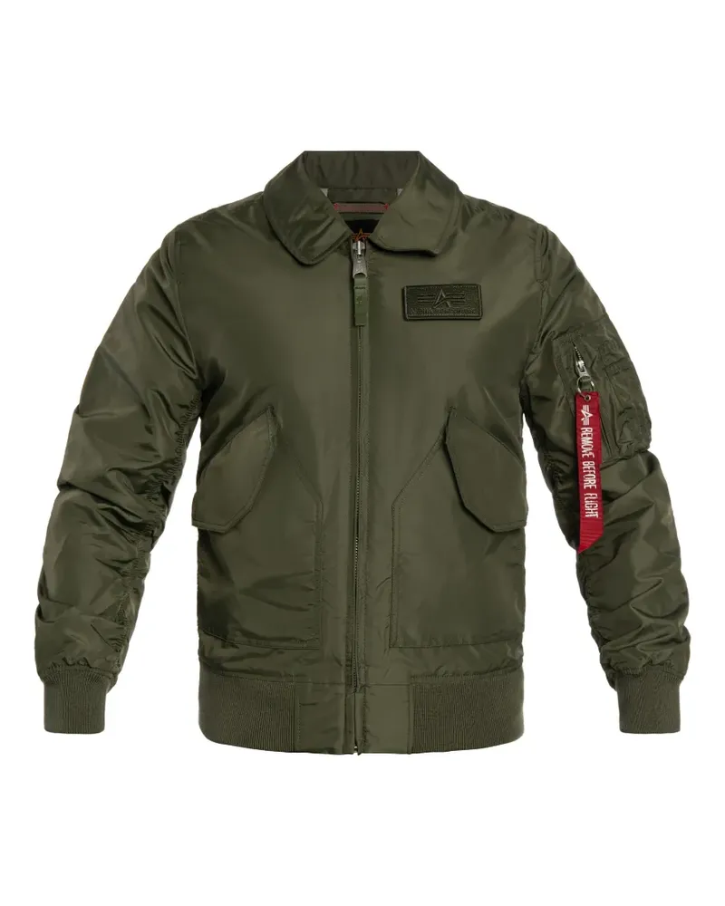 Alpha Industries patch pocket jacket - Grün Grün