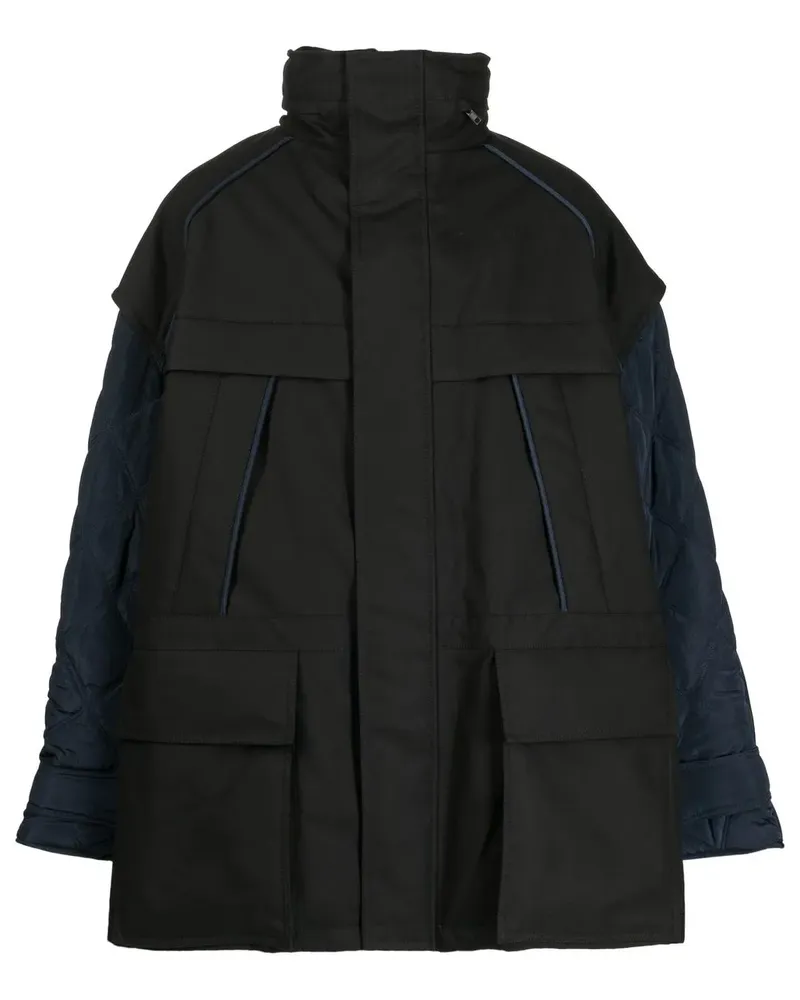 JUUN.J Gefütterte Jacke mit Reißverschluss - Schwarz Schwarz
