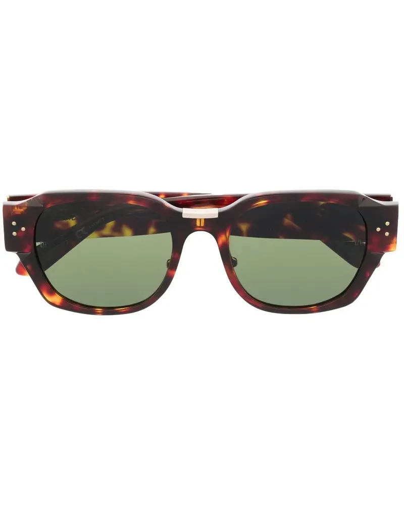 Linda Farrow Eckige Ramon Sonnenbrille - Braun Braun