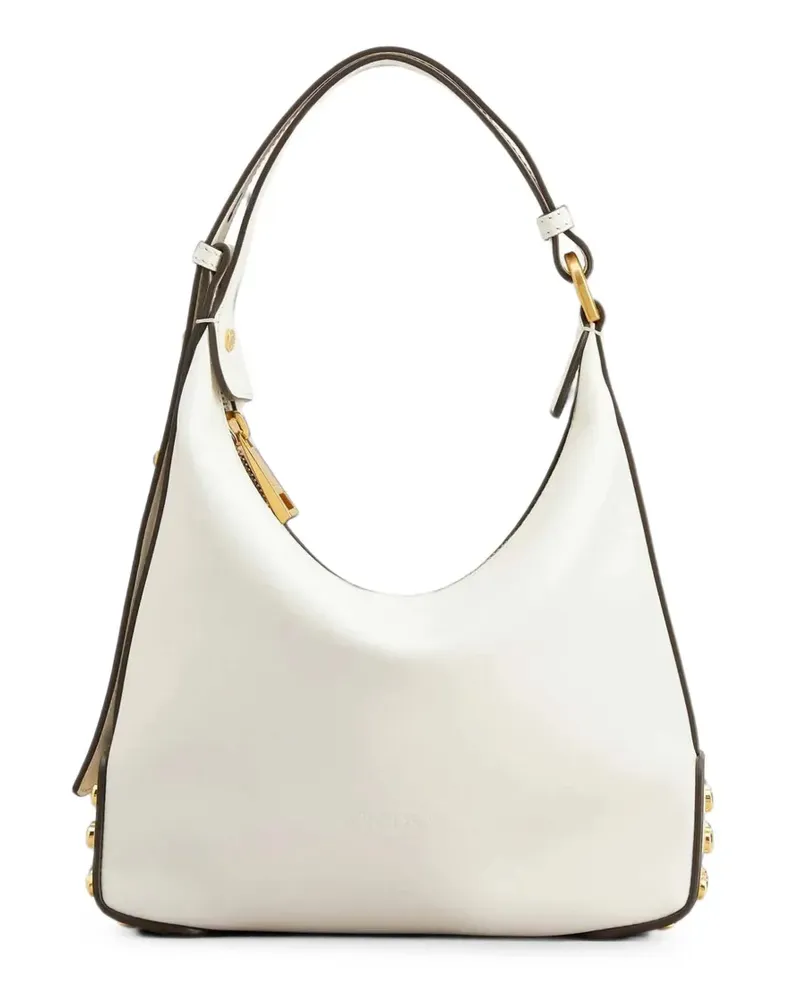 TOD'S Mini-Tasche mit Metallpunkten - Weiß Weiß