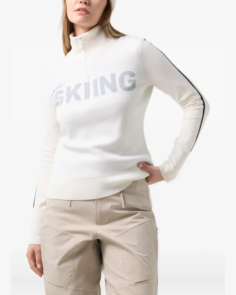 Bogner Fire & Ice Troyer Azra Pullover aus Jacquard-Strick - Weiß Weiß
