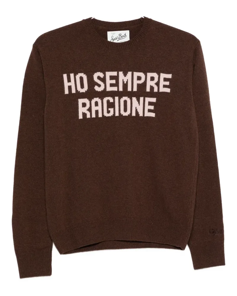 MC2 Saint Barth Sempre Ragione Pullover - Braun Braun