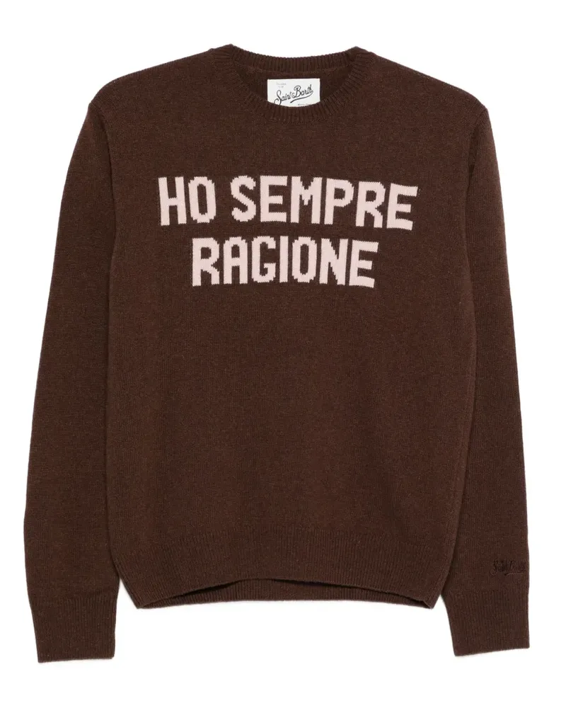 MC2 Saint Barth Sempre Ragione Pullover - Braun Braun