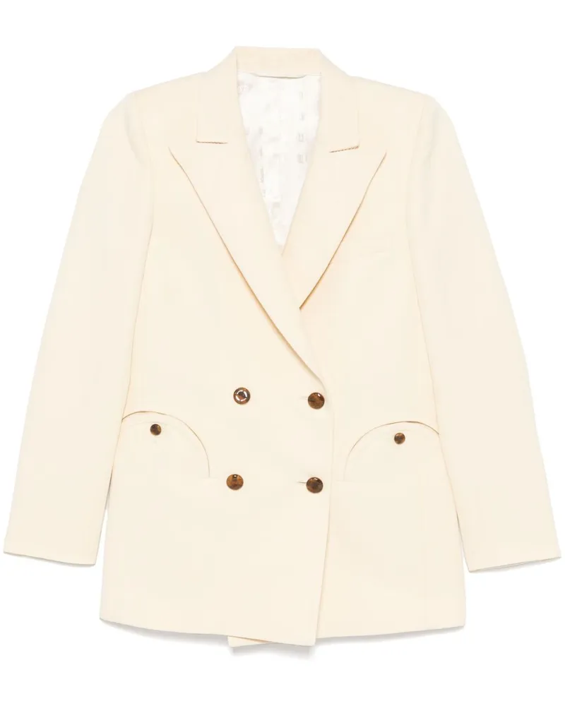 Blazé Milano Savannah Blazer - Nude Nude