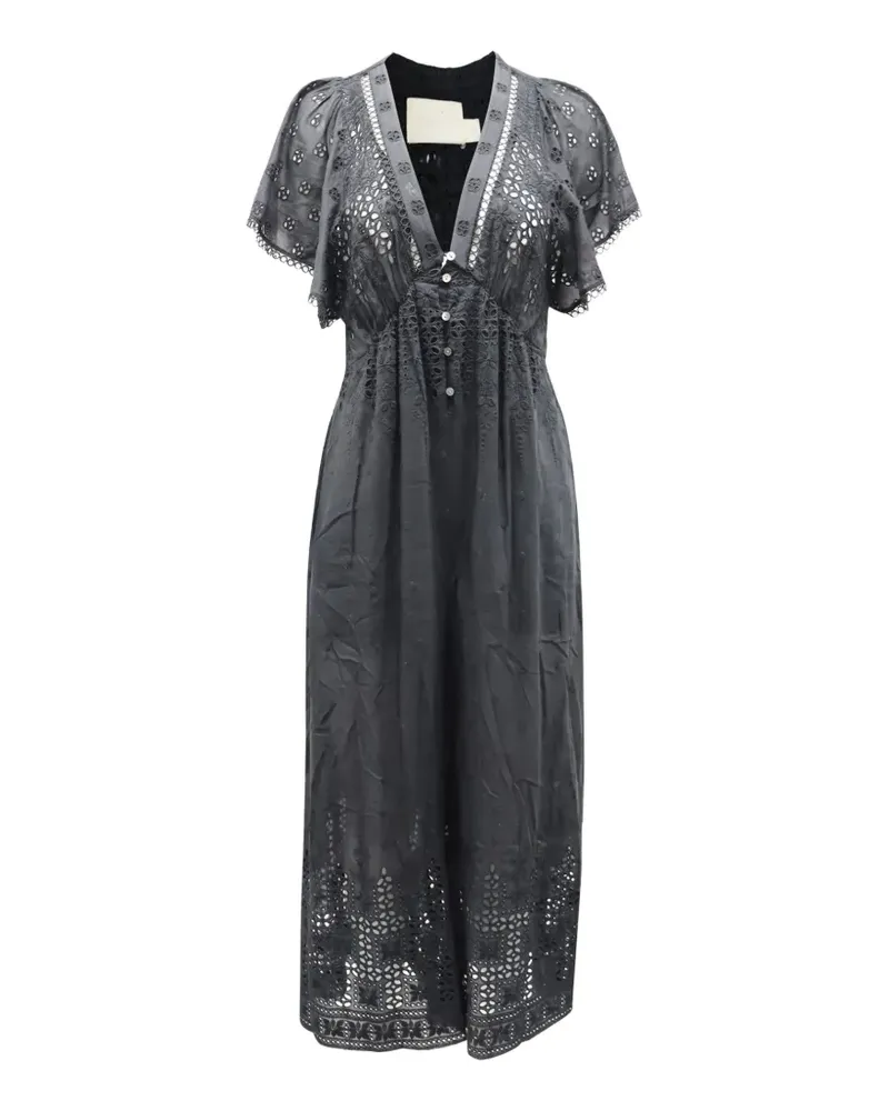 Zimmermann Harlequin broderie-anglaise jumpsuit - Grau Grau