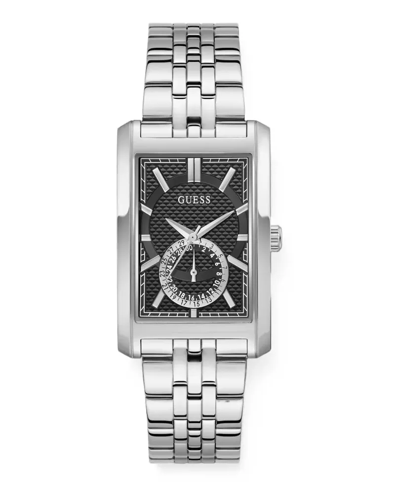 Guess Armbanduhr mit Logo-Detail 38mm - Schwarz Schwarz