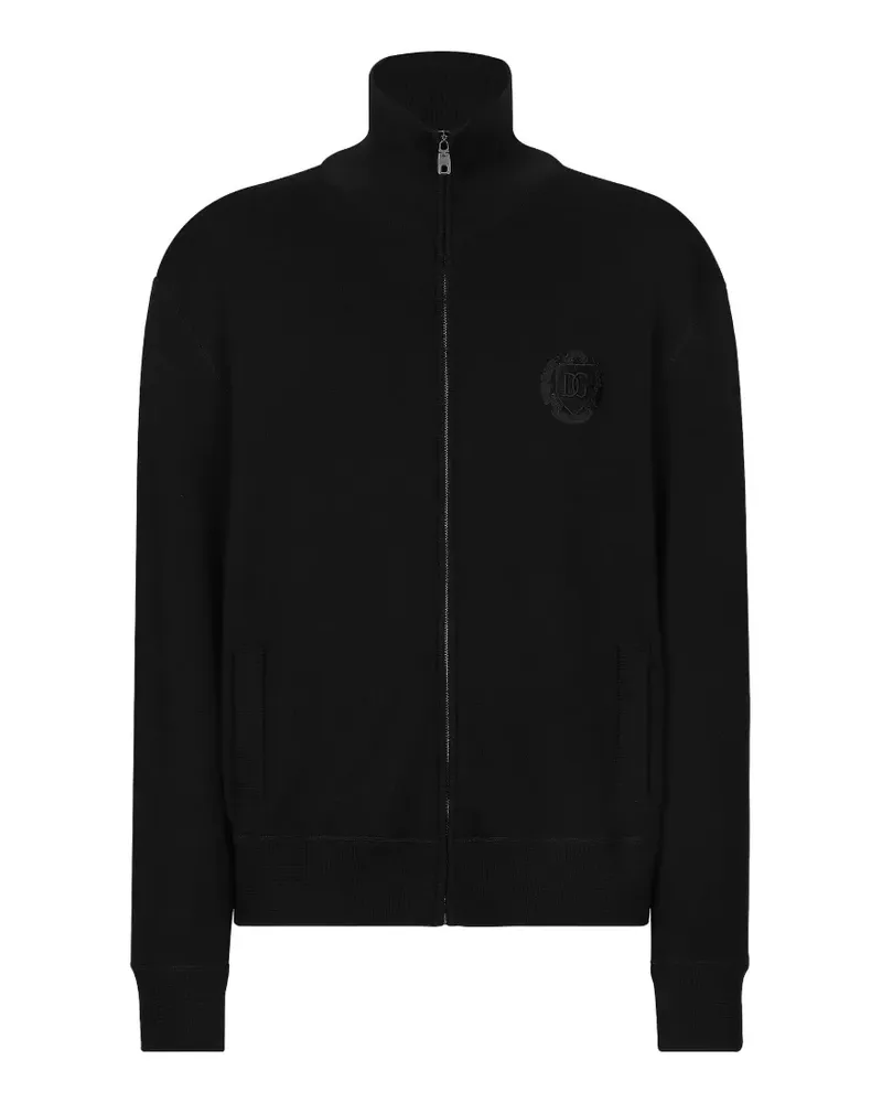 Dolce & Gabbana Cardigan mit Reißverschluss - Schwarz Schwarz