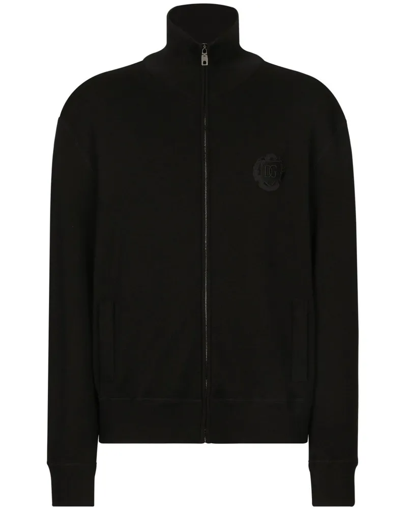 Dolce & Gabbana Cardigan mit Reißverschluss - Schwarz Schwarz
